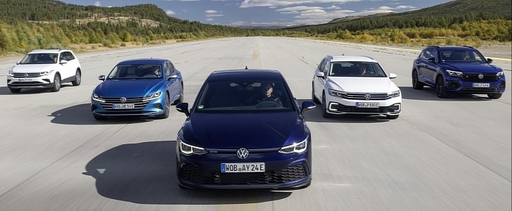 différents modèles de Volkswagen Hybride
